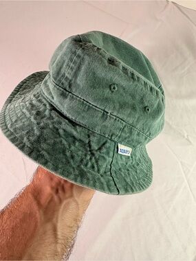 Adams Olive Green Cotton Bucket Hat( bc 4)